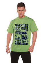 Load image into Gallery viewer, Adventure 1981 Men's Bamboo Viscose/Organic Cotton Short Sleeve Graphic T-Shirt
