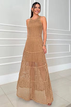 Load image into Gallery viewer, Long Sleeveless Cutout Maxi Dress Chic &amp; Flowy Summer Style Comfortable Dress For Summer
