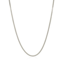 将图片加载到图库查看器，10k White Gold Gourmette Chain 1.5mm
