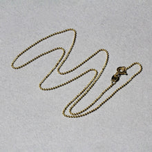 Load image into Gallery viewer, 14k Yellow Gold Diamond-Cut Bead Chain 1.0mm

