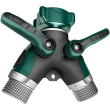 Load image into Gallery viewer, All Metal Body Garden Hose Splitter
