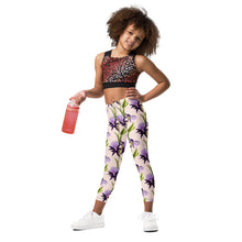 将图片加载到图库查看器，Kid's Flowers Leggings
