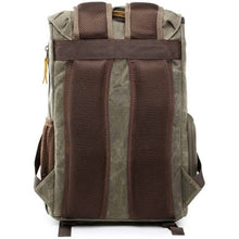 Load image into Gallery viewer, Allacki Waterproof Shock-Resistant Canvas Camera Bag Retro Style Travel Backpack
