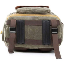 Load image into Gallery viewer, Allacki Waterproof Shock-Resistant Canvas Camera Bag Retro Style Travel Backpack
