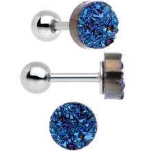 Load image into Gallery viewer, 16G 1/4 Tantalizing Textures Tragus Cartilage Earring Set of 5
