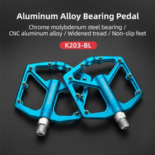 Load image into Gallery viewer, Aluminum Alloy Bicycle Pedals Road Anti-Slip Ultralight Sealed Bearing One-Piece Molding Anti-Oxidation Bike Pedals Mountain Bike Pedals Flat Pedals Nylon Fiber Bicycle Platform Pedals For Road Mountain
