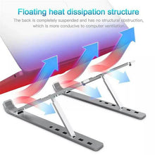 将图片加载到图库查看器，Aluminum Alloy Foldable Portable Laptop Stand
