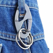 Load image into Gallery viewer, Aluminum Alloy Key Chain Ring Hook Holder Outdoor Calabash Keychain Camping
