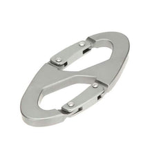 Load image into Gallery viewer, Aluminum Alloy Key Chain Ring Hook Holder Outdoor Calabash Keychain Camping
