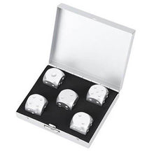 Load image into Gallery viewer, Aluminum Alloy Table Game Poker Games Dices Set with Storage Box
