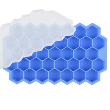 Load image into Gallery viewer, Amazing Honeycomb Ice Cube Trays Reusable Silicone Ice cube Mold Free Ice maker with Removable Lids
