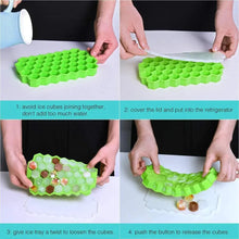 Load image into Gallery viewer, Amazing Honeycomb Ice Cube Trays Reusable Silicone Ice cube Mold Free Ice maker with Removable Lids
