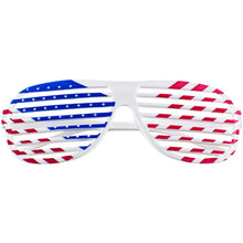 Load image into Gallery viewer, American Flag Sunshade Sunglasses
