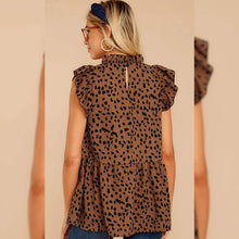 将图片加载到图库查看器，Angashion Women's Casual Floral Print Babydoll Blouse Tunic Tops

