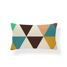 Load image into Gallery viewer, Animal Cushion Pillow Square Linen Printed Cute Elephant Throw Pillow Case Decorative Cushion Cover Pillowcase Plant Geometry Deer Flamingo Flower Pillows Home Decorative Pillowslip Covers 30X50

