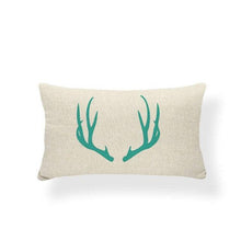 Load image into Gallery viewer, Animal Cushion Pillow Square Linen Printed Cute Elephant Throw Pillow Case Decorative Cushion Cover Pillowcase Plant Geometry Deer Flamingo Flower Pillows Home Decorative Pillowslip Covers 30X50
