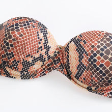 将图片加载到图库查看器，Animal Print Leopard Bikini Push Up Swimsuit Women Bikini Set Bathing Suit Bandeau Beach Wear Swimwear Women Casual Leopard Printed Triangle High Waist Two Piece Bikini Sets
