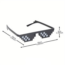 将图片加载到图库查看器，Anime Pixel Mosaic Funny Party Glasses
