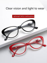 Load image into Gallery viewer, Anti-blue Light Coated Lenses Luxury Red Black Fashion Cat Eye Glasses For  Women Reading Glasses &amp; Men Computer Cateye Blue Light Blocking Reading Glasses
