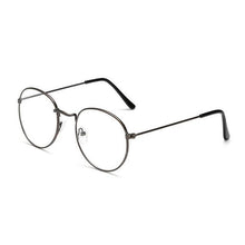 Load image into Gallery viewer, Anti Blue Light Glasses Computer Goggles Eye Protection For Men And Women Fashion Round Anti Blue Light Eyeglasses Reading Glasses Metal Spectacles For Men Women Eyewear Eyeglasses Frame Diopter 0 To 4.0
