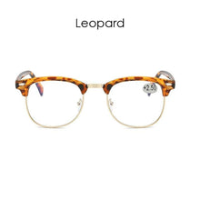 Load image into Gallery viewer, Anti Blue Light Half Frame Reading Glasses For  Women And  Men Anti Eye strain  Fashion Classic Style Retro Eyeglasses New Eyewear Simple Modern Design  Everyday Sunglasses For Men
