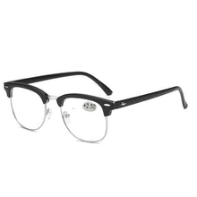 Load image into Gallery viewer, Anti Blue Light Half Frame Reading Glasses For  Women And  Men Anti Eye strain  Fashion Classic Style Retro Eyeglasses New Eyewear Simple Modern Design  Everyday Sunglasses For Men
