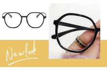 将图片加载到图库查看器，Anti-blue Light Women  Men Reading Glasses Eyestrain Computer Reading TV Glasses Stylish Frame Anti Glasses Men And Women  Retro Big Frame Myopia Eyeglasses Oversized  Ladies Diopter Presbyopia Eyeglasses Frames +1.0 +1.5 +2.0 +2.5 +3.5 +4.0
