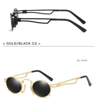 将图片加载到图库查看器，Anti Reflective Retro Eyeglasses Metal Oval Shape  Sunglasses For Women &amp; Men Retro Design  Sun Glasses For Unisex New Colorful Frames New Popular Design
