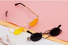 将图片加载到图库查看器，Anti Reflective Retro Eyeglasses Metal Oval Shape  Sunglasses For Women &amp; Men Retro Design  Sun Glasses For Unisex New Colorful Frames New Popular Design
