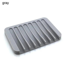 Load image into Gallery viewer, Anti-Skidding Home Improvement Silicone Flexible Bathroom Fixtures Bathroom Hardware Tray Soap Dish for Shower Waterfall Soap Holder Soap Tray Soap Saver Drainer Flexible Silicone For Shower Bathroom Kitchen Counter Top Keep Soap Bars Dry Clean Easy Clean
