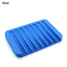 Load image into Gallery viewer, Anti-Skidding Home Improvement Silicone Flexible Bathroom Fixtures Bathroom Hardware Tray Soap Dish for Shower Waterfall Soap Holder Soap Tray Soap Saver Drainer Flexible Silicone For Shower Bathroom Kitchen Counter Top Keep Soap Bars Dry Clean Easy Clean
