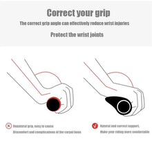 Load image into Gallery viewer, Anti-Slip Handle Bicycle Grips Cuffs Handles For Bicycle Handlebar On The Bike Grips New Generation Bike Handlebar Grip Soft Gel Inserts Shock Resistance Ergonomics Comfort Design
