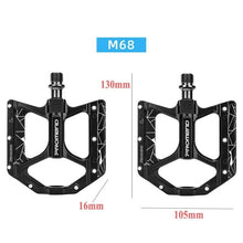 Load image into Gallery viewer, Anti-slip Ultralight Bicycle Pedal Quick Release Pedal Flat 3 Bearings Pedal For Mountain Road Bike Accessories Bike Pedals Mountain Bicycle Pedal Sets Aluminum Alloy Double DU Bike Accessories
