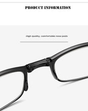 Load image into Gallery viewer, Anti UV Glare Eyestrain Foldable Computer Spring Hinge Readers For Women And  Man Reading Glasses Retro Folding Spectacles Luxury Frame And TR Glasses Blue Light Readers+1.0 +1.5 +2.0 +2.5 +3.0 +3.5 +4.0
