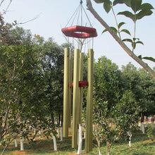 Load image into Gallery viewer, Antique Amazing Grace Wind Chimes Outdoor Large Deep Tone Resonant 6 Memorial Tube Copper Wind Chimes Chapel Bells Wind-chimes Hanging Home Decoration Elegant Chime Soothing Rich Tone for Mom Decent Gift For Housewarming &amp; Christmas
