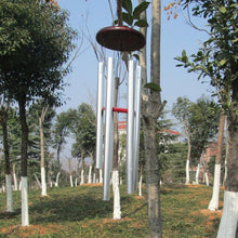 Load image into Gallery viewer, Antique Amazing Grace Wind Chimes Outdoor Large Deep Tone Resonant 6 Memorial Tube Copper Wind Chimes Chapel Bells Wind-chimes Hanging Home Decoration Elegant Chime Soothing Rich Tone for Mom Decent Gift For Housewarming &amp; Christmas
