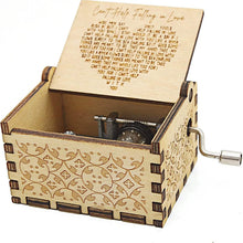 将图片加载到图库查看器，Antique Engraved Musical Box Can't Help Falling in Love
