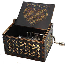 将图片加载到图库查看器，Antique Engraved Musical Box Can't Help Falling in Love
