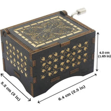 将图片加载到图库查看器，Antique Engraved Musical Box Can't Help Falling in Love
