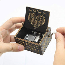 将图片加载到图库查看器，Antique Engraved Musical Box Can't Help Falling in Love
