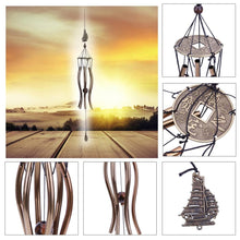 将图片加载到图库查看器，Antique Wind Chimes Amazing Grace Deep Tuned Amazing Grace Bells Wind-chime Chapel Bells Resonant Door Wall Hanging Home Décor Deep Tone Resonant Sound Church Bell Wind Chime
