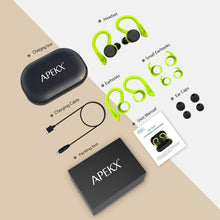 将图片加载到图库查看器，APEKX Bluetooth Headphones True Wireless Earbuds with Charging Case
