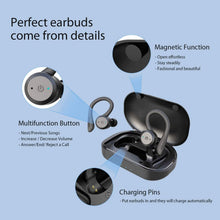 将图片加载到图库查看器，APEKX Bluetooth Headphones True Wireless Earbuds with Charging Case

