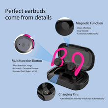将图片加载到图库查看器，APEKX Bluetooth Headphones True Wireless Earbuds with Charging Case
