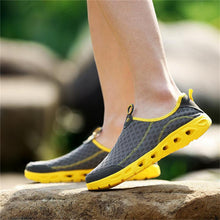 Load image into Gallery viewer, Aqua Shoes Unisex Casual Fashion Mesh Breathable Quick Dry Outdoor Rubber Sole Slip Water Shoes For Beach Water Sports Lightweight Slip On Walking Shoes
