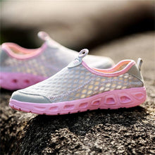 Load image into Gallery viewer, Aqua Shoes Unisex Casual Fashion Mesh Breathable Quick Dry Outdoor Rubber Sole Slip Water Shoes For Beach Water Sports Lightweight Slip On Walking Shoes
