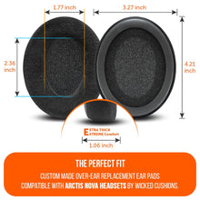 Load image into Gallery viewer, Arctis Nova Earpads - WC StealthZ
