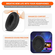 Load image into Gallery viewer, Arctis Nova Earpads - WC StealthZ
