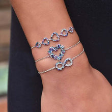 将图片加载到图库查看器，Arden Dark Colored Heart Bracelet
