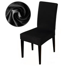 Load image into Gallery viewer, Armless Removable Washable Elastic Dinner Universal Spandex Solid Chair Slip Covers Set Colors For Choice Universal Size Chair Cover
